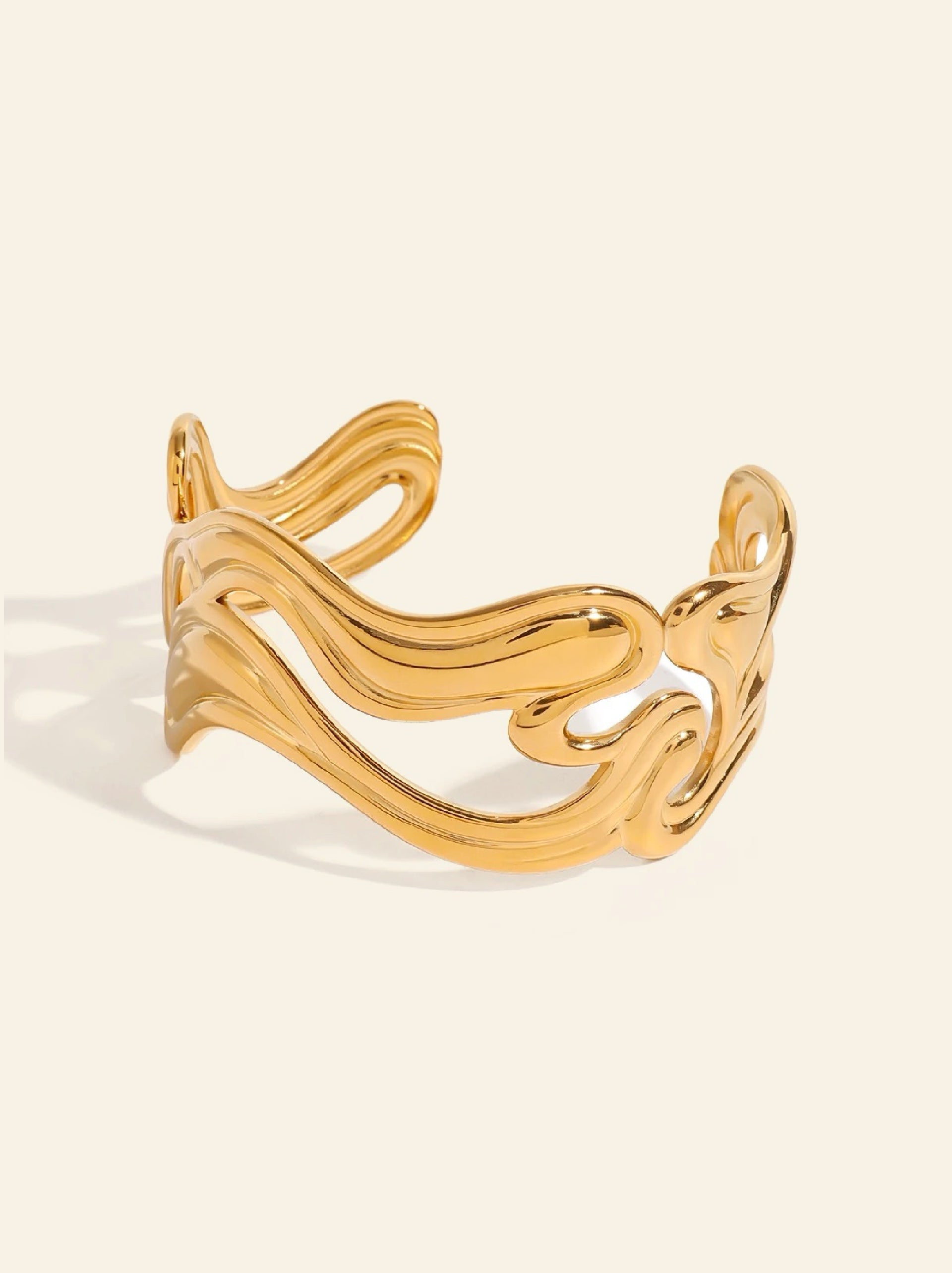 Abstract Cuff Bracelet
