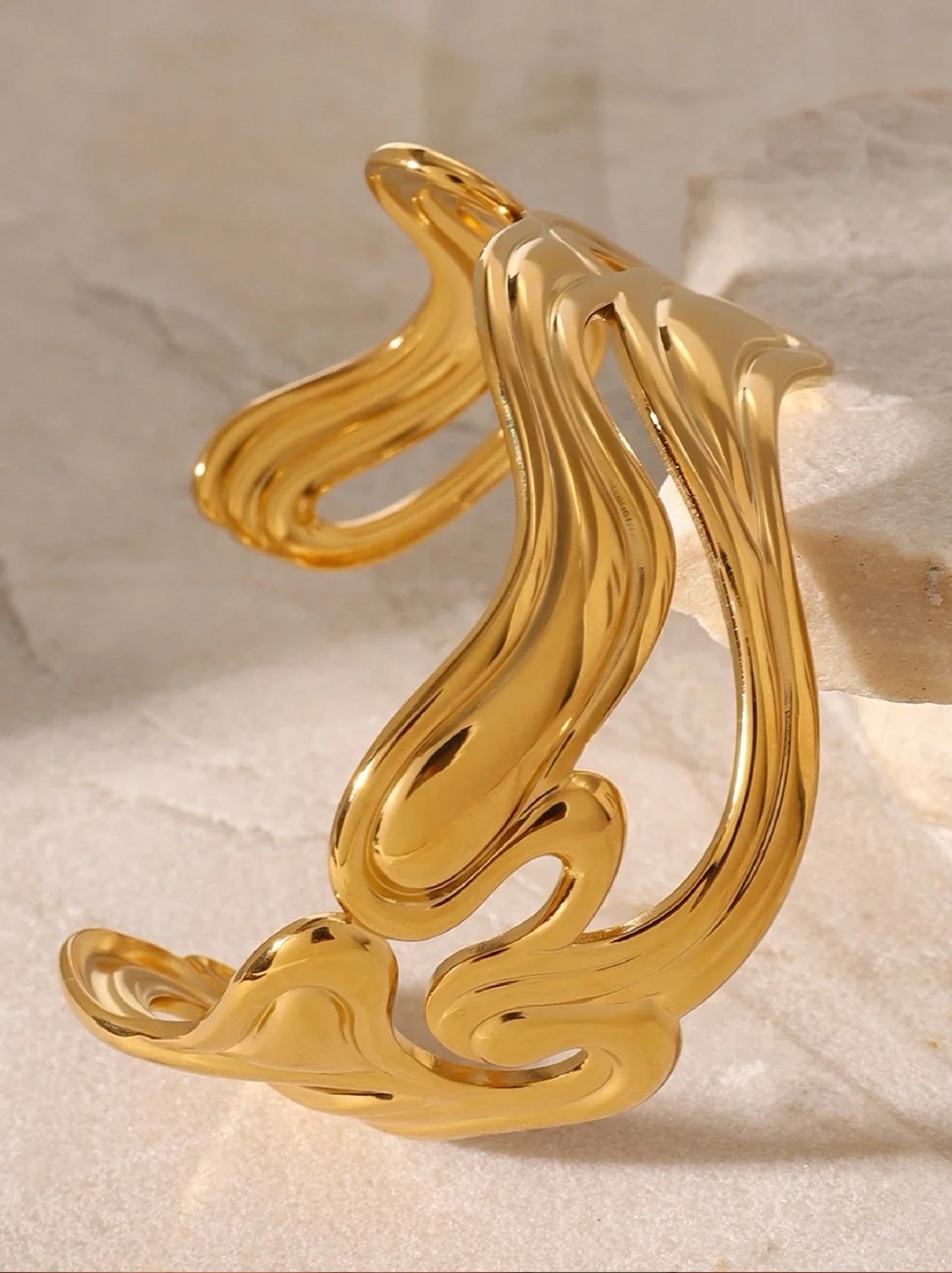 Abstract Cuff Bracelet