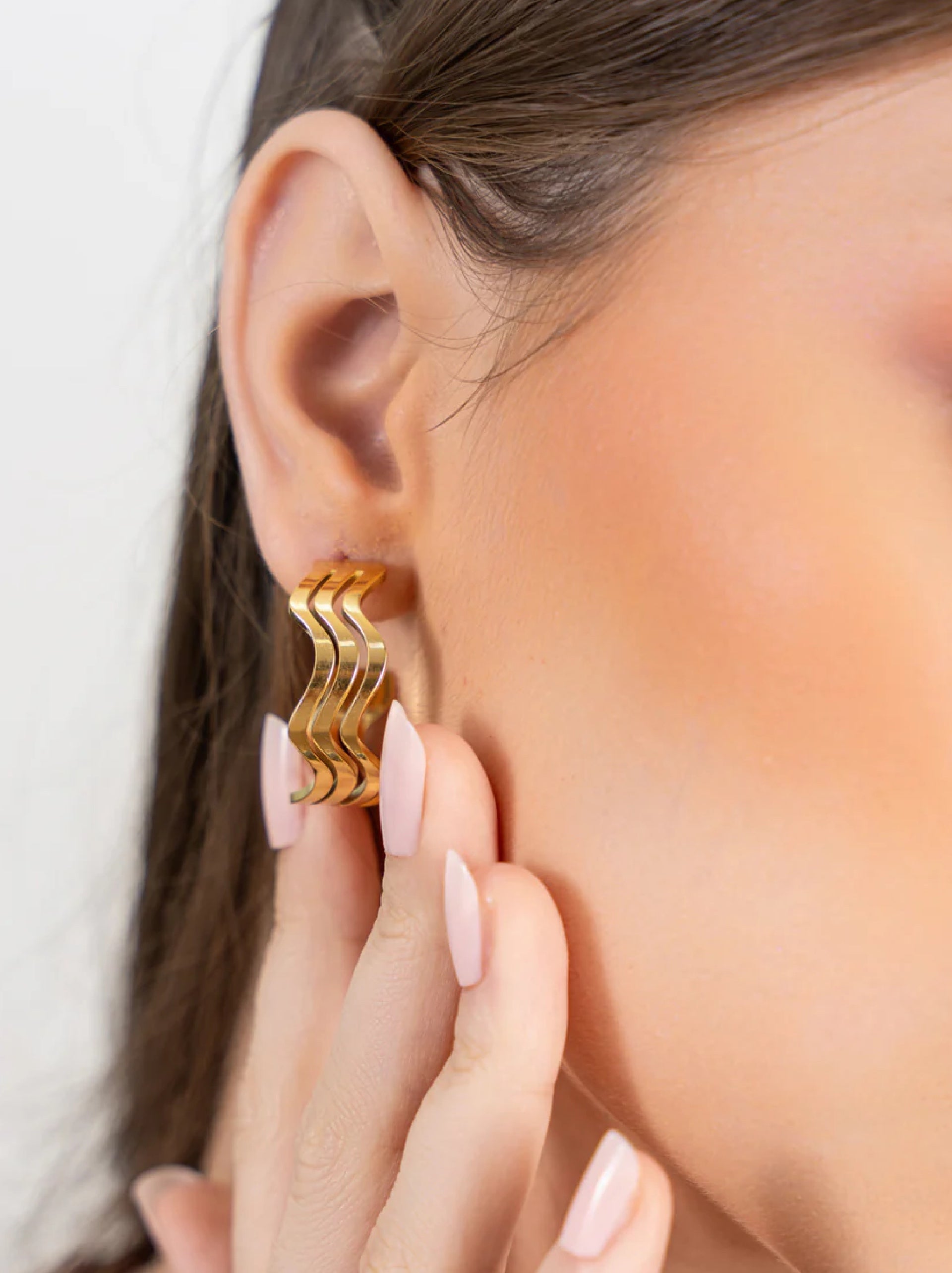 Wave trio hoops