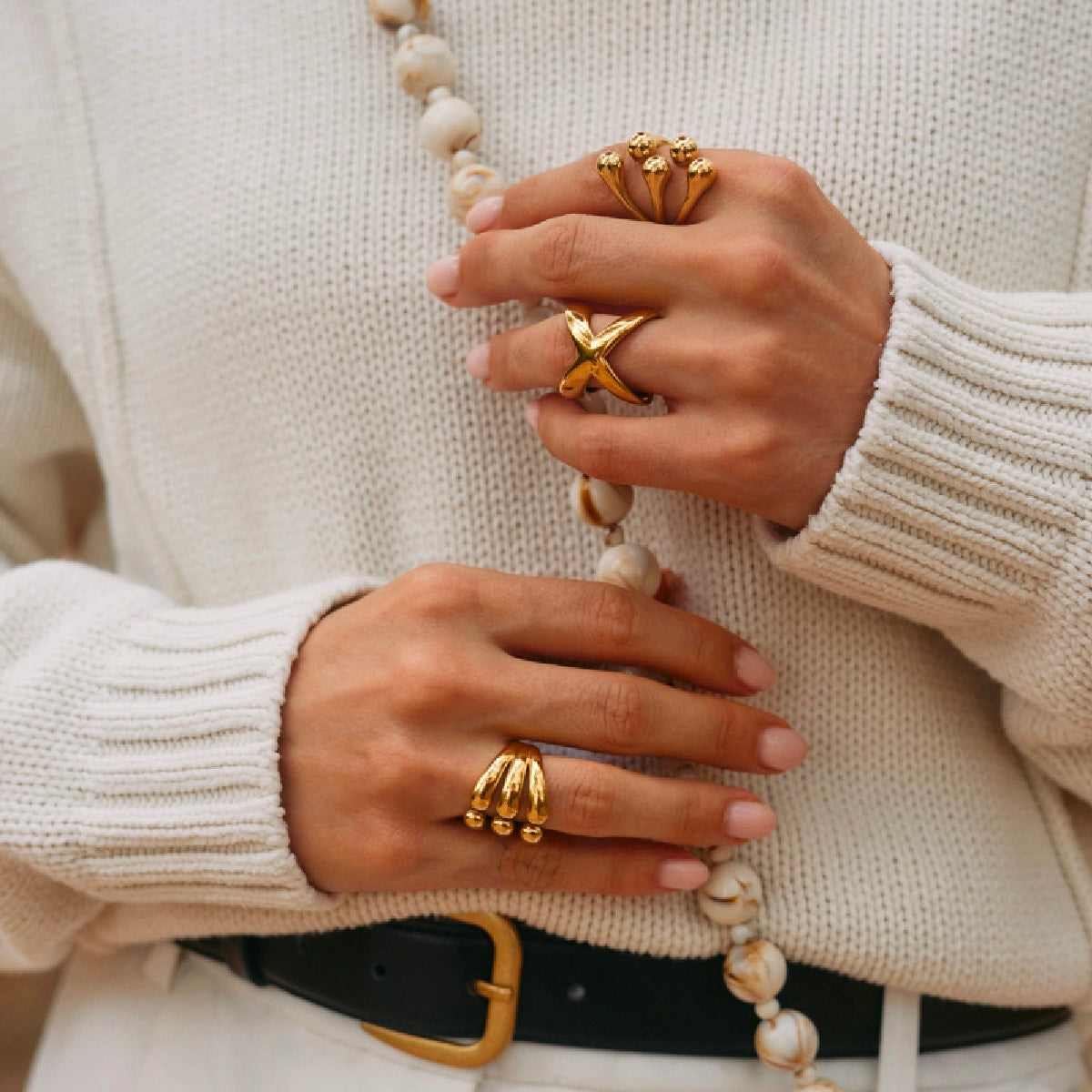 Hexa Wrap Ring