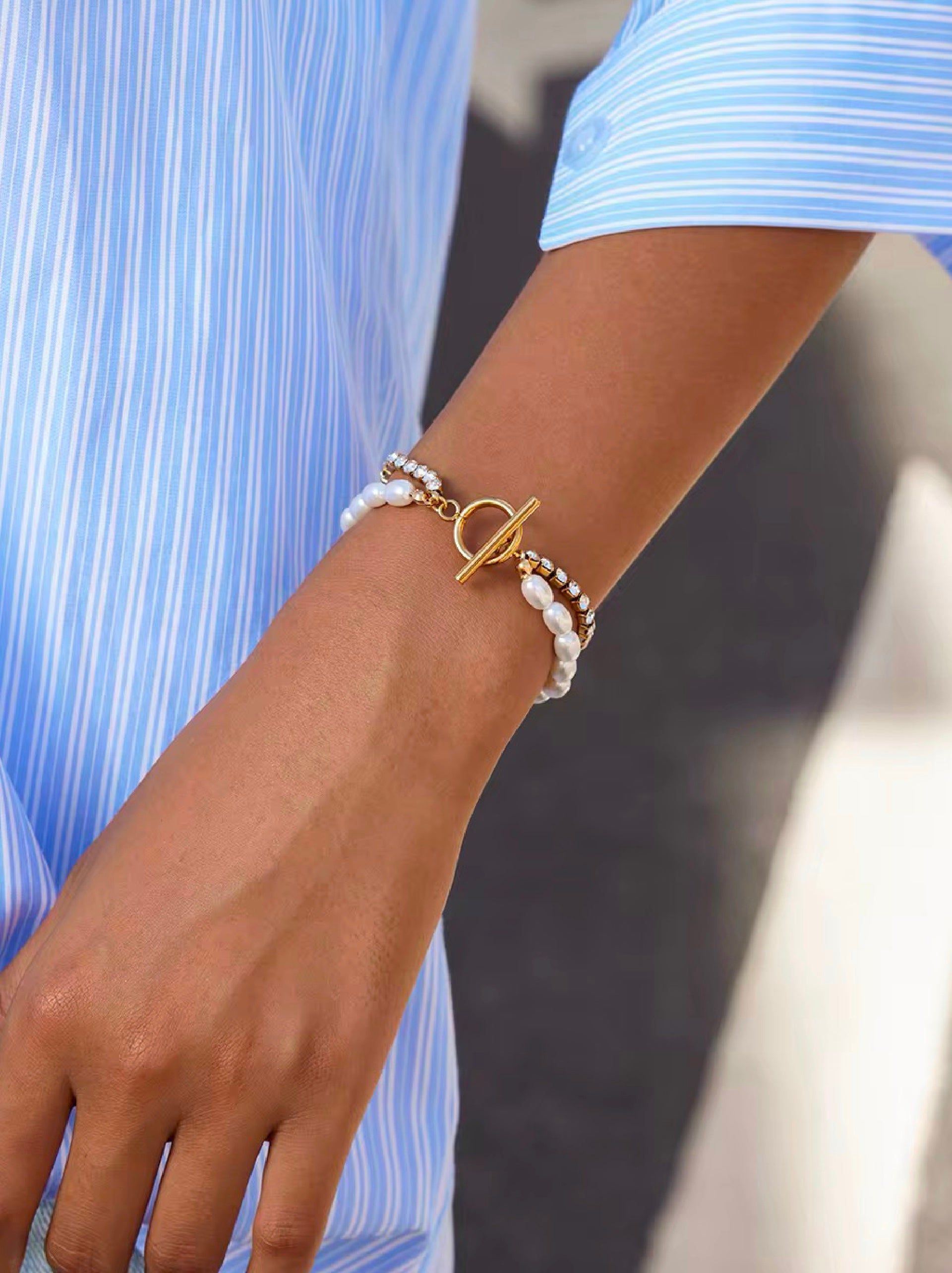 Snow Pearl Bracelet