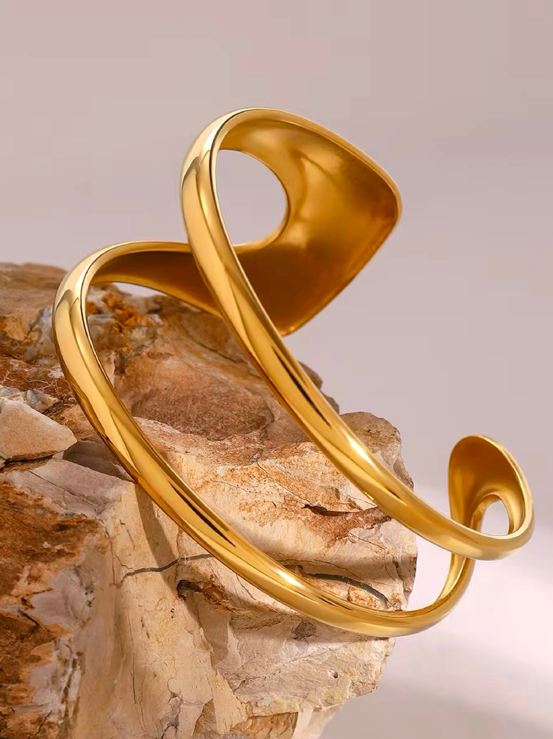 Twin Flow Cuff Bracelet