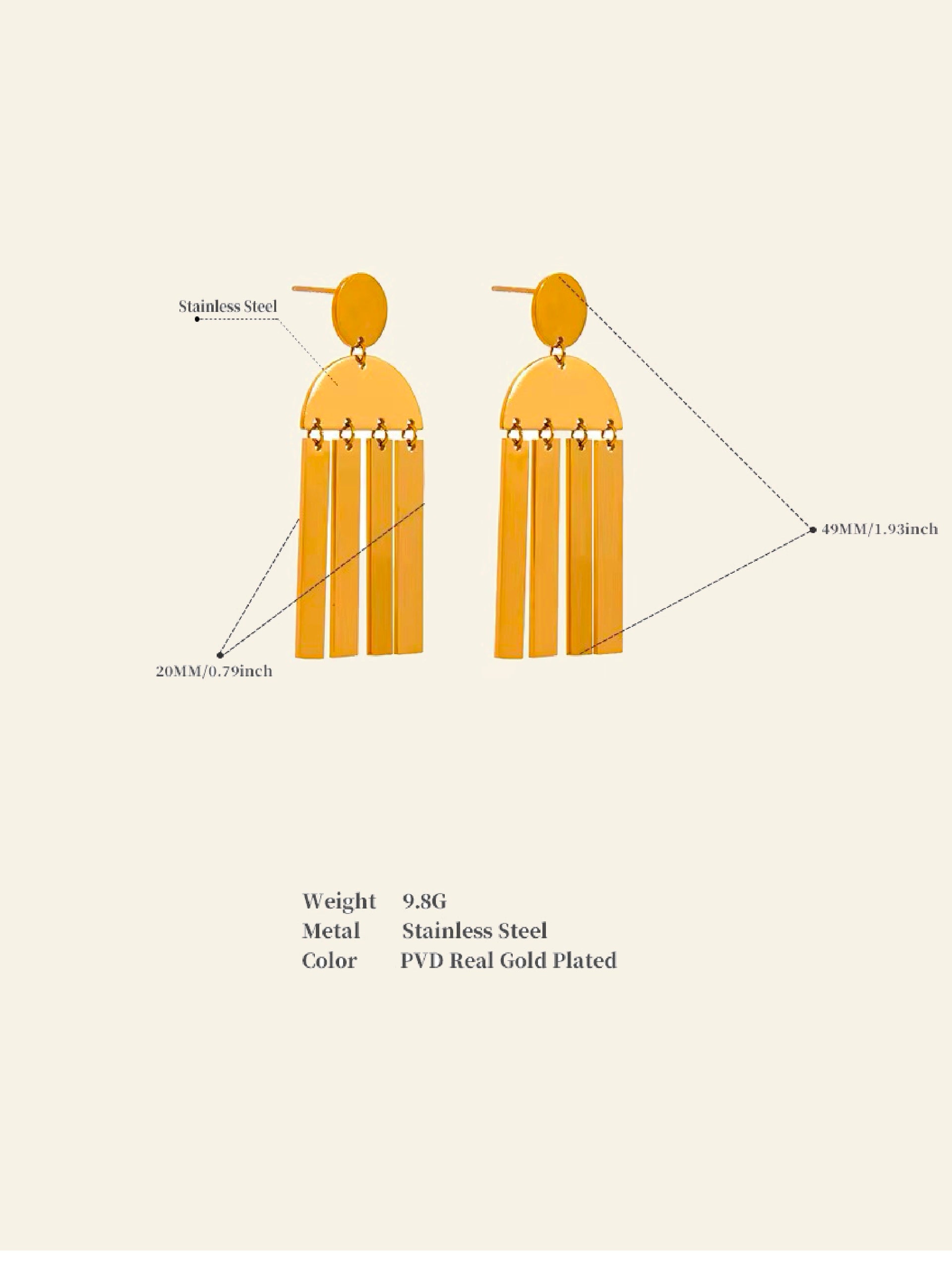 Velvet Evening Dangle Earrings