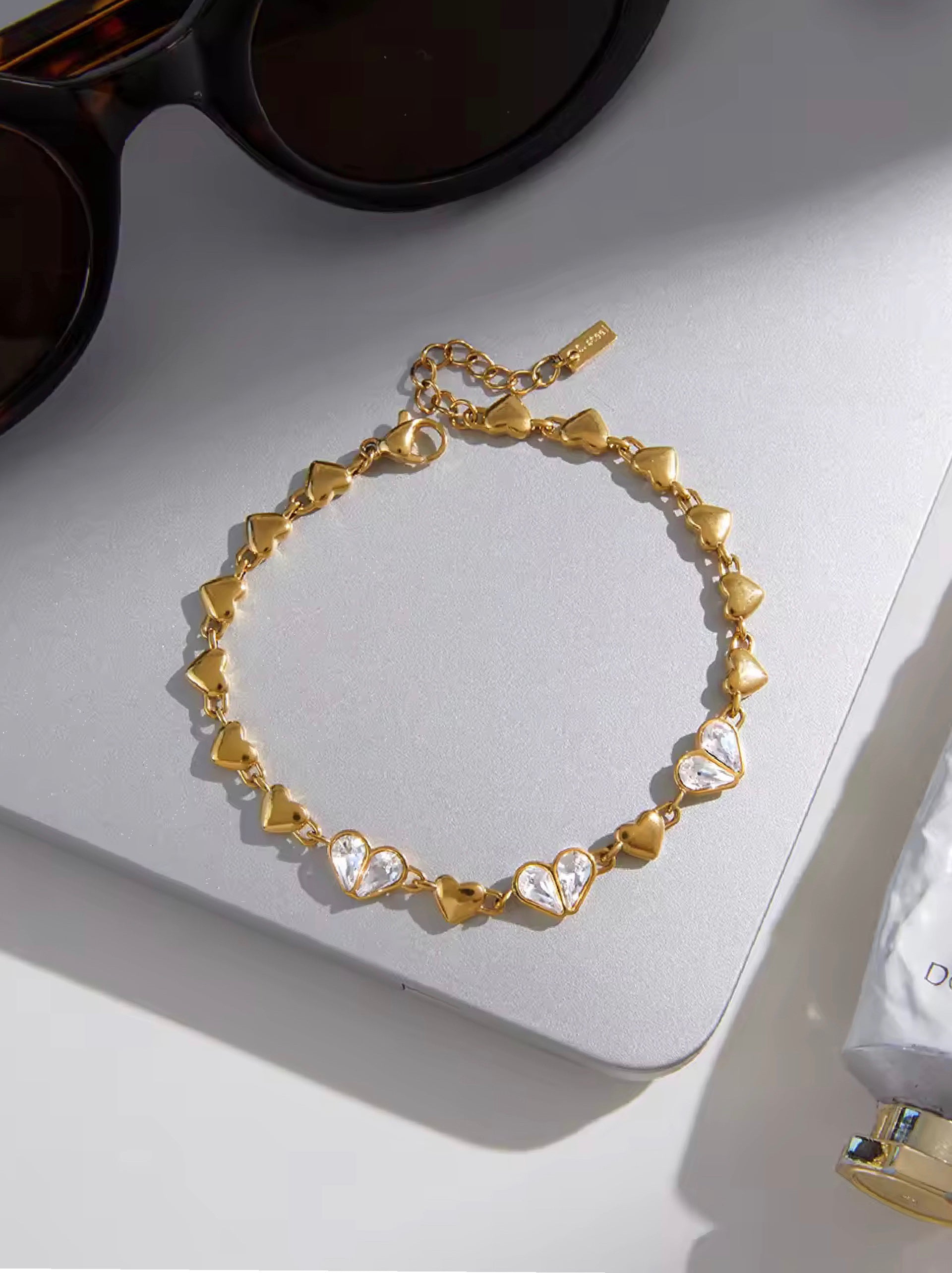 Sunset Heart Bracelet