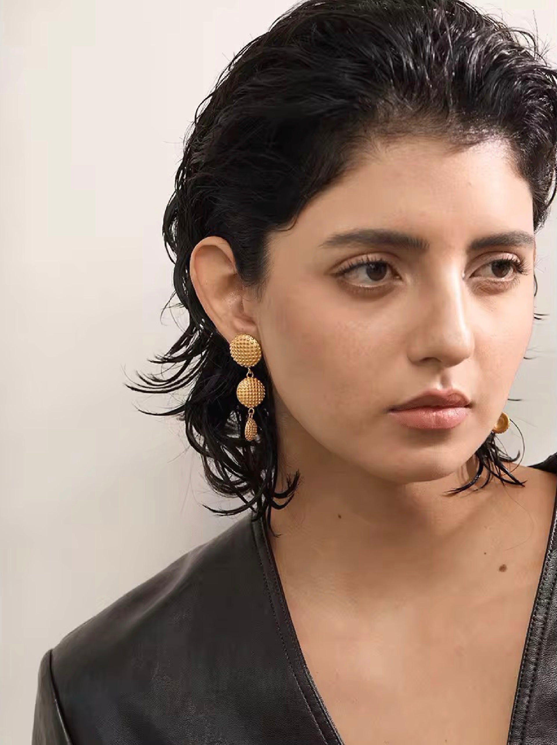 waffle earrings