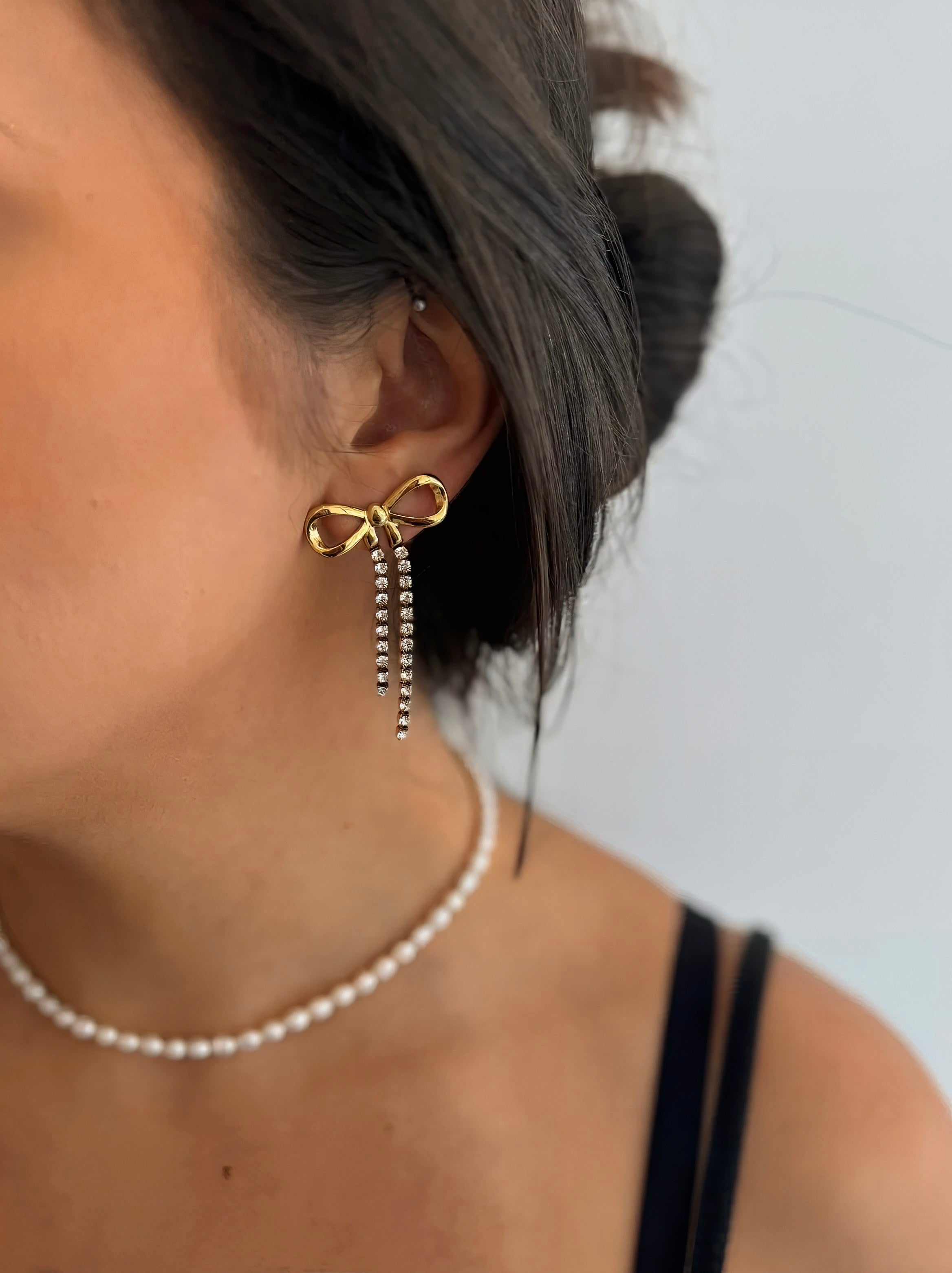 Twinkle Ribbon Earring