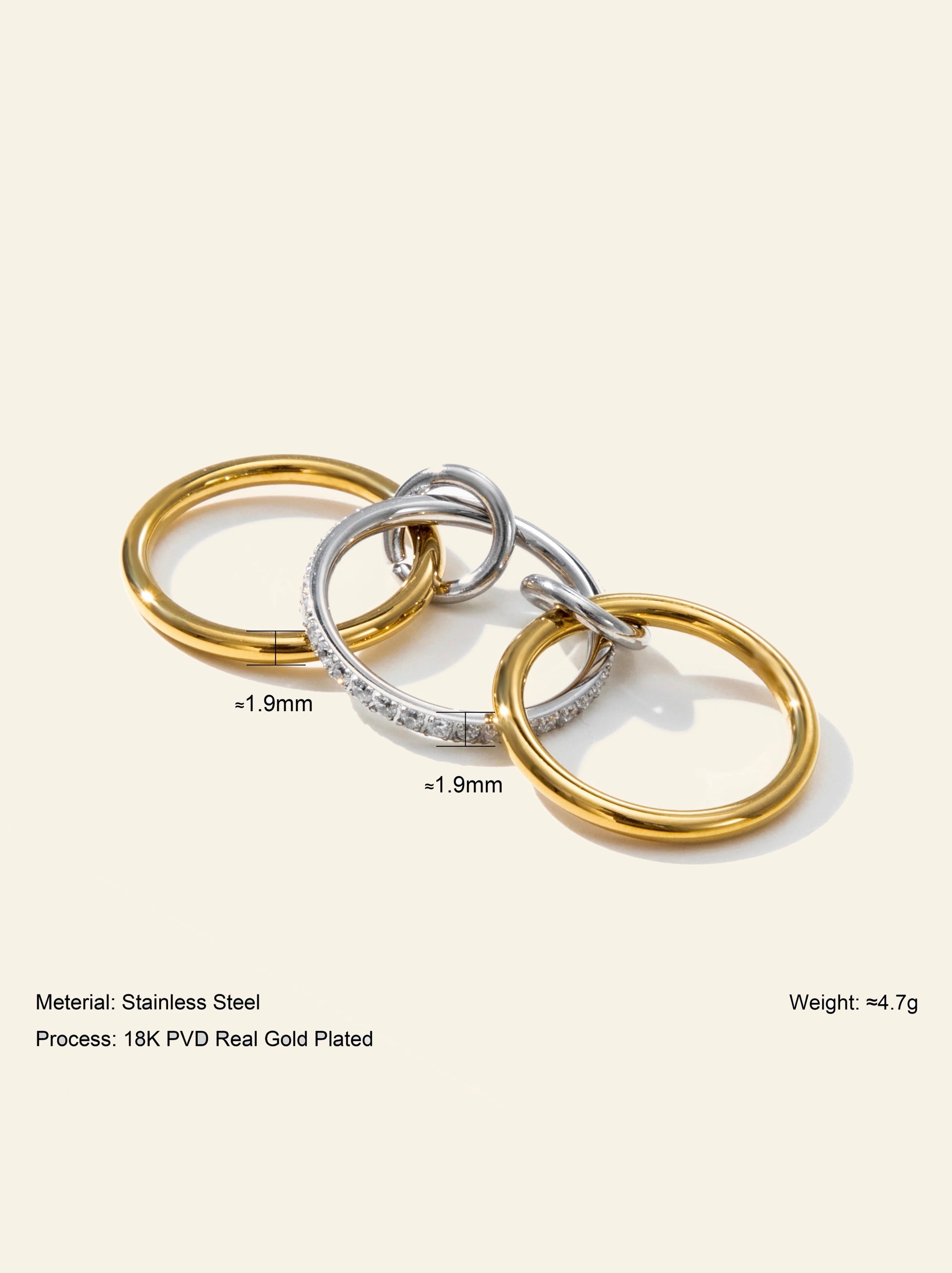 Rhaenyra Stacked Ring