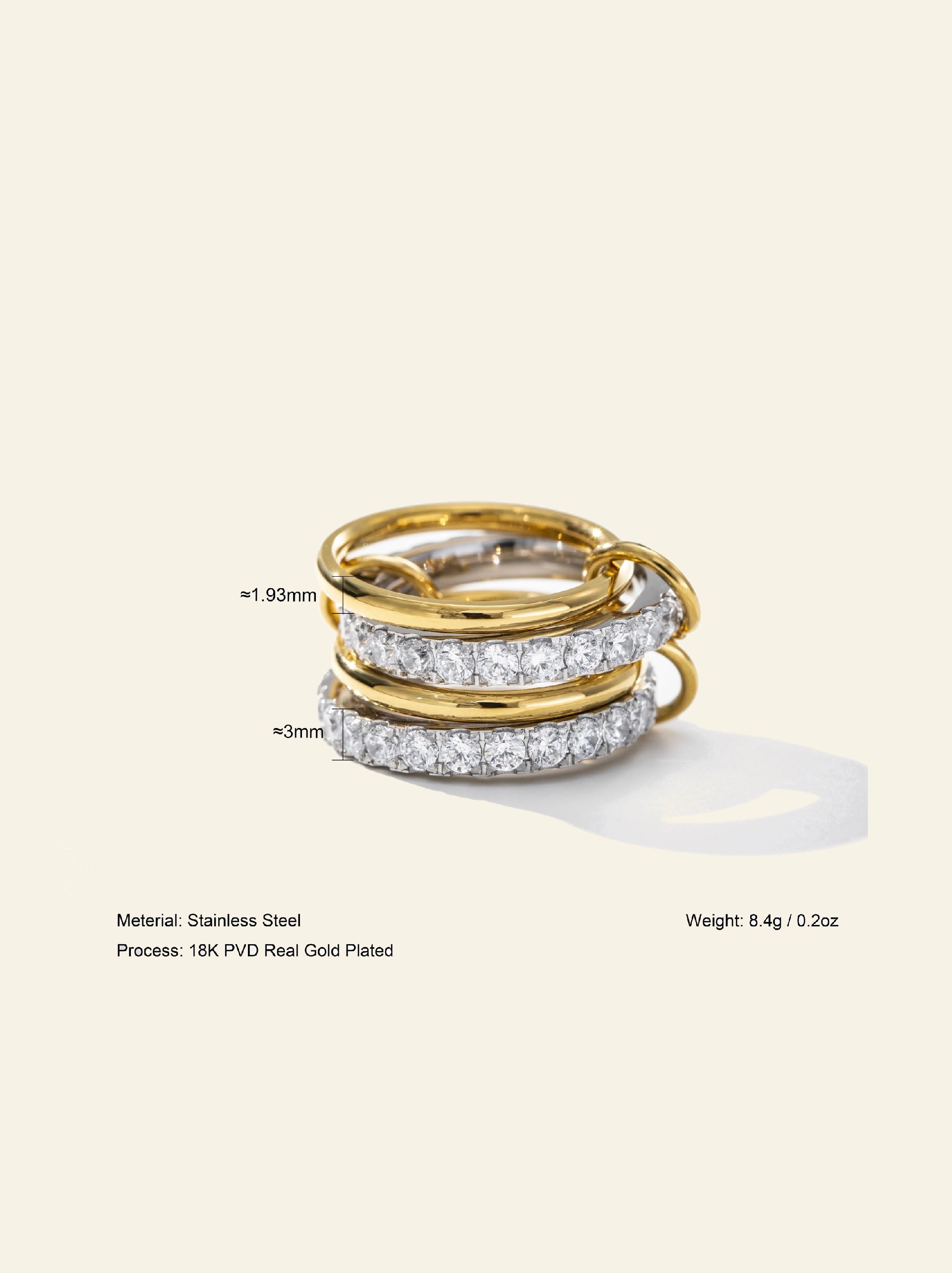 Valyrian Stacked Ring