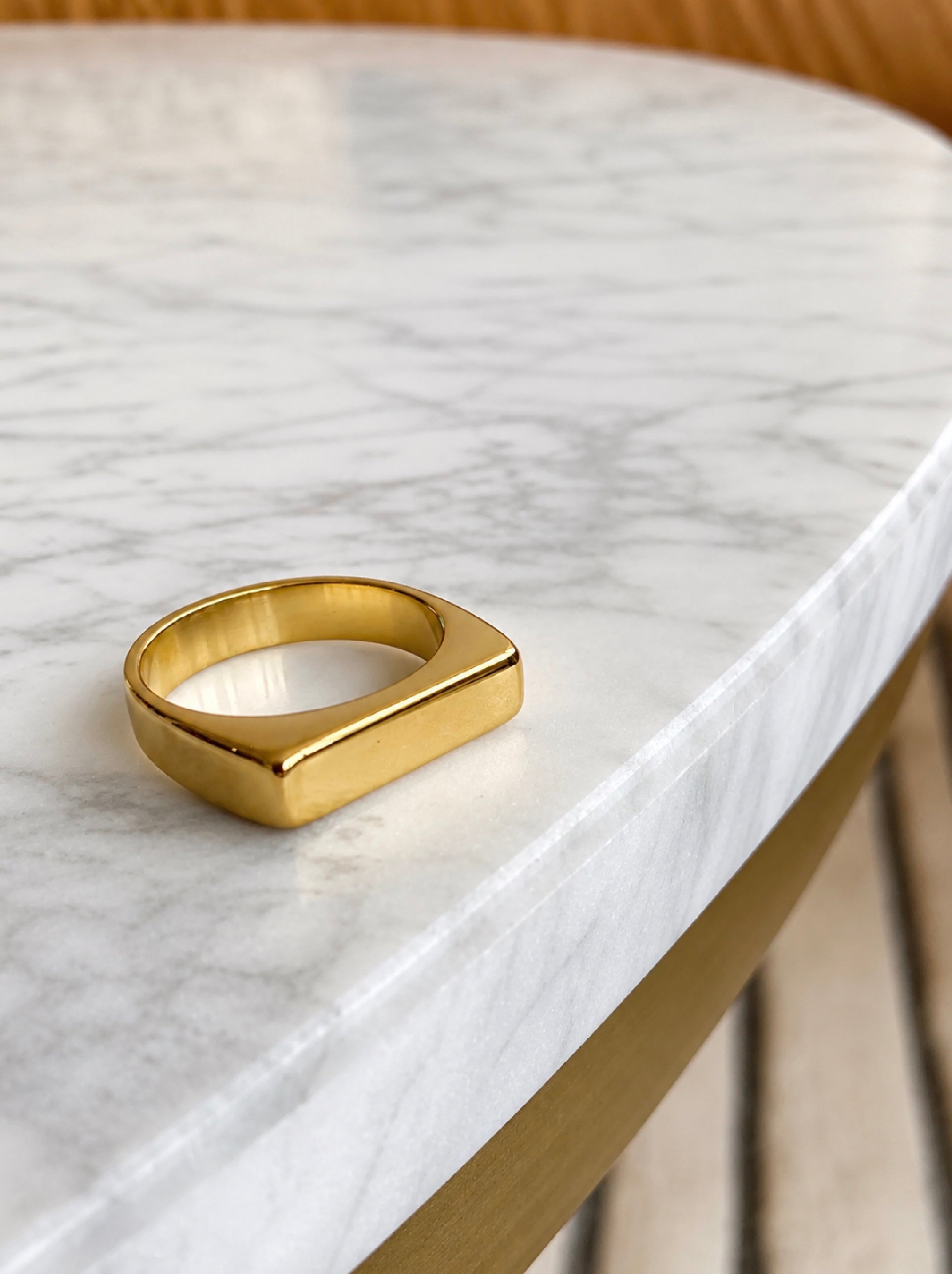 Gold Bar Ring