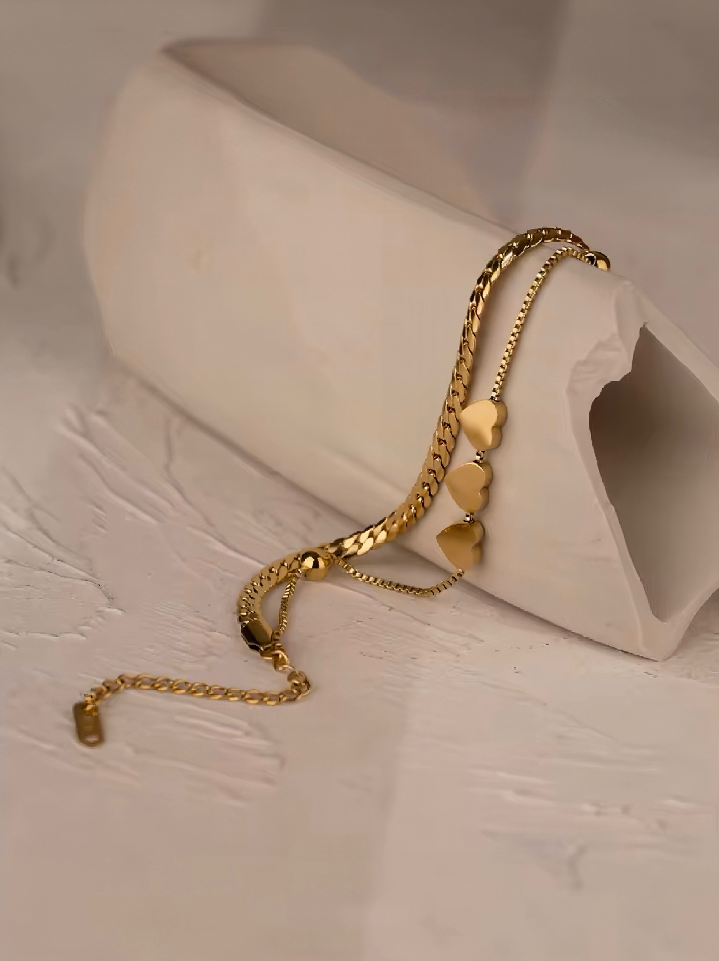 Sweetheart Stack Bracelet