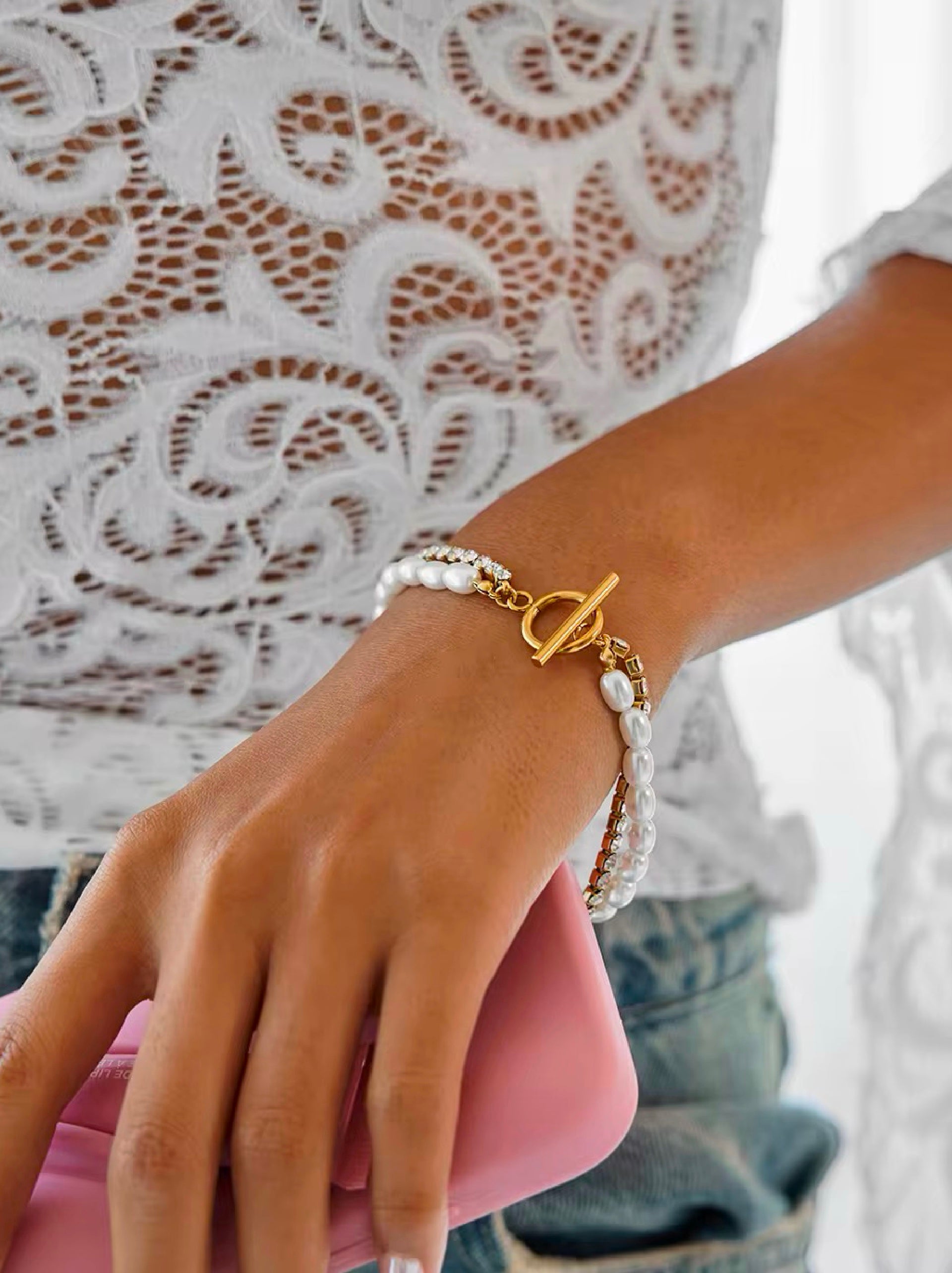 Snow Pearl Bracelet