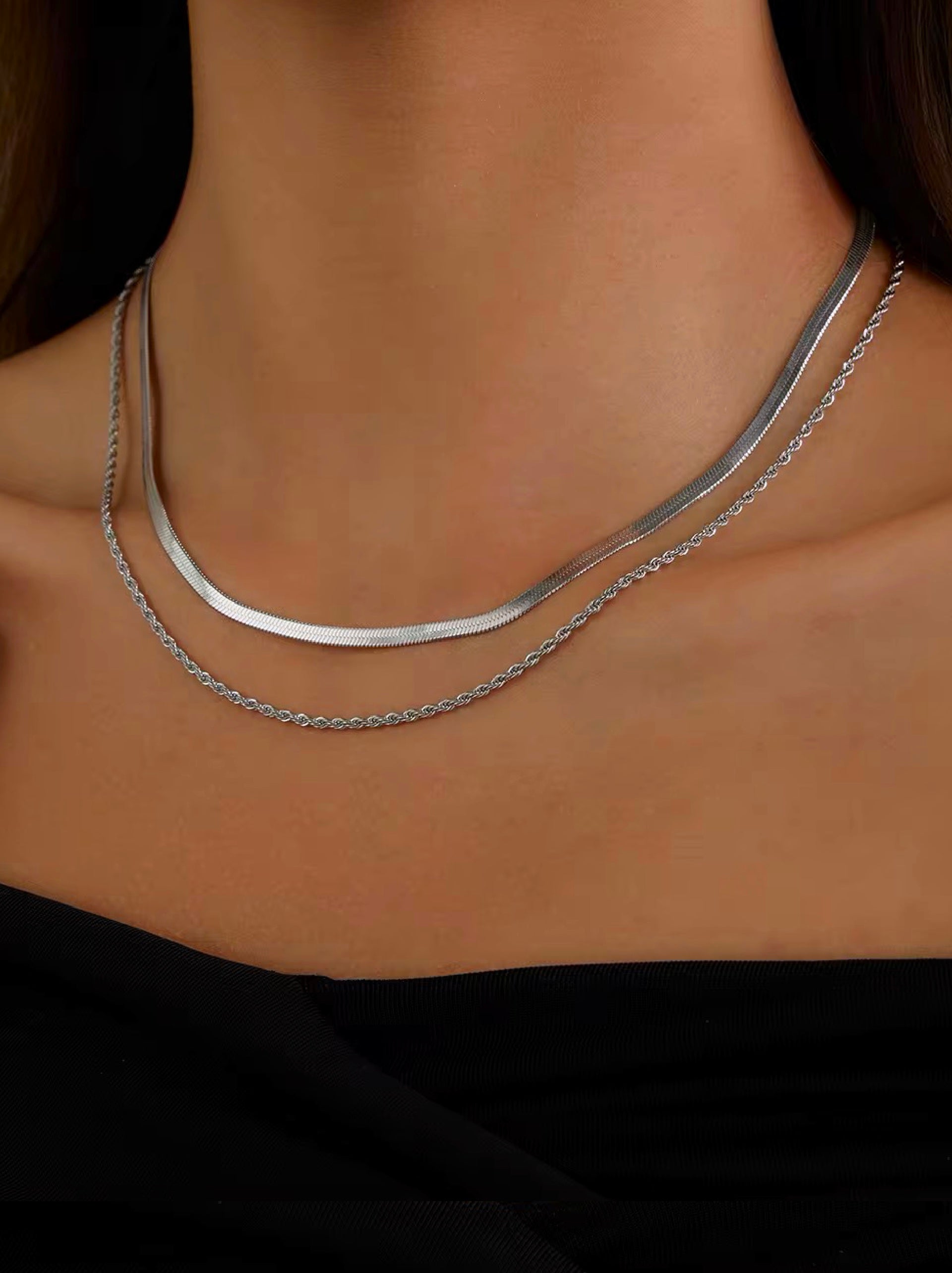 Celestia Necklace - silver