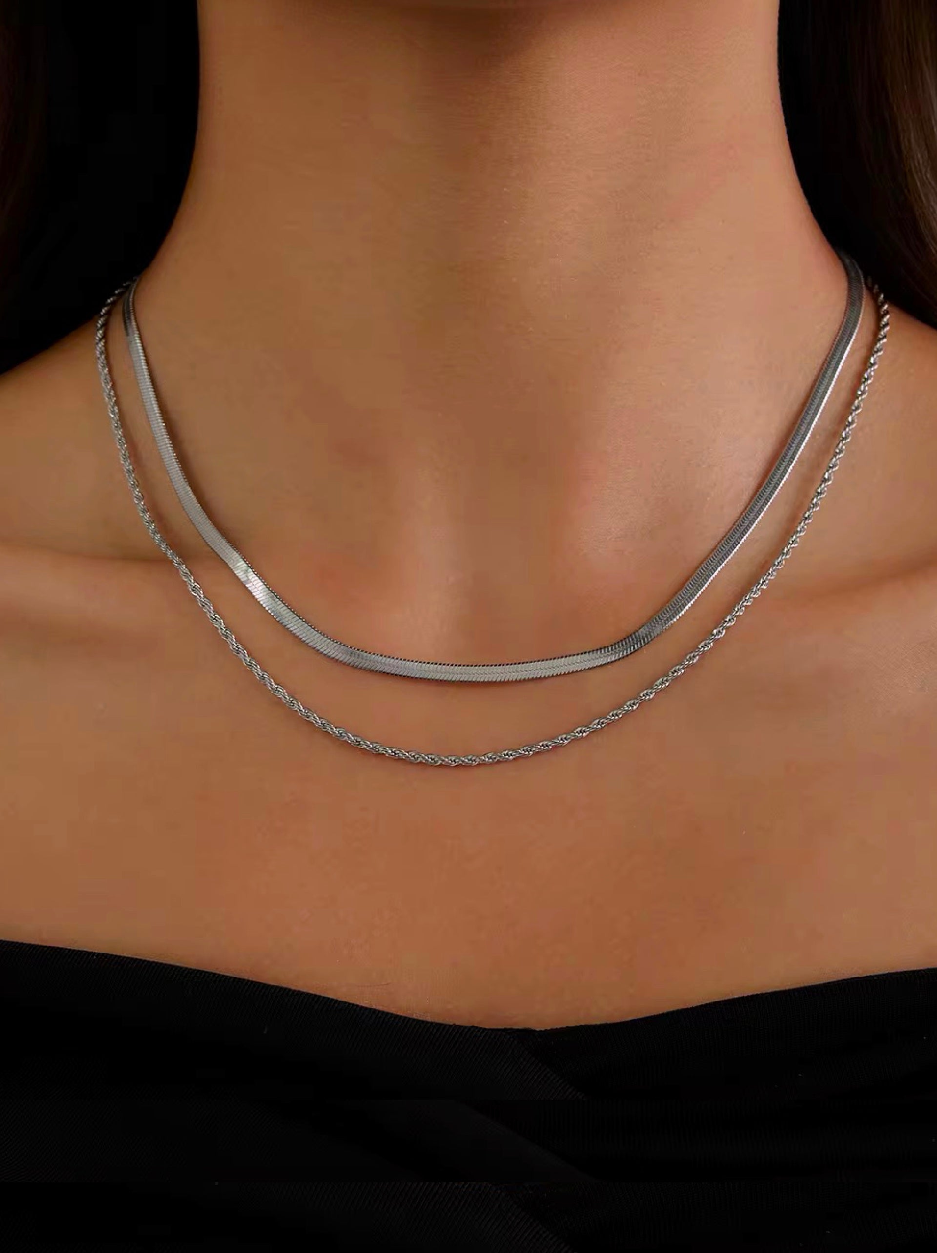Celestia Necklace - silver
