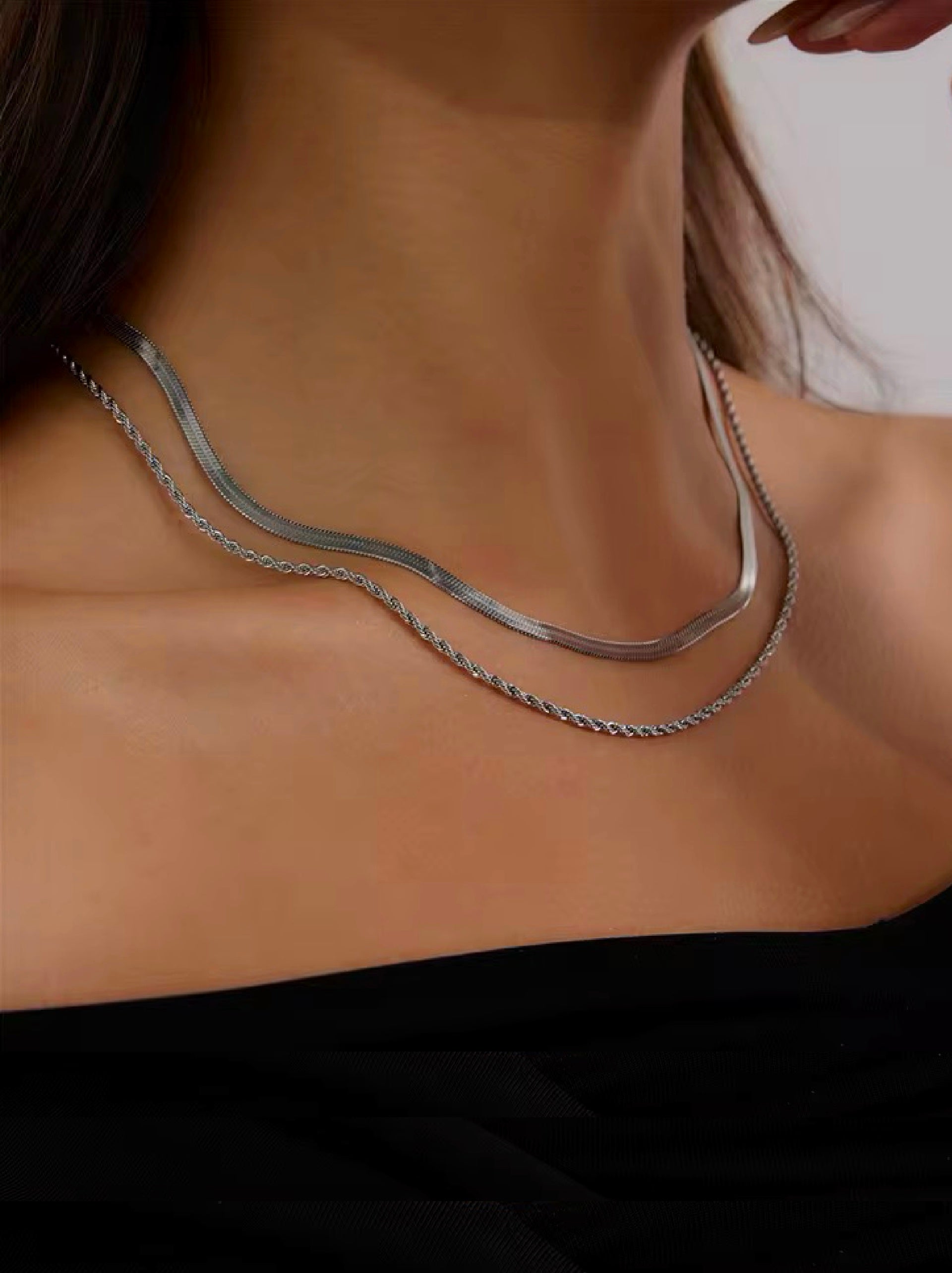 Celestia Necklace - silver