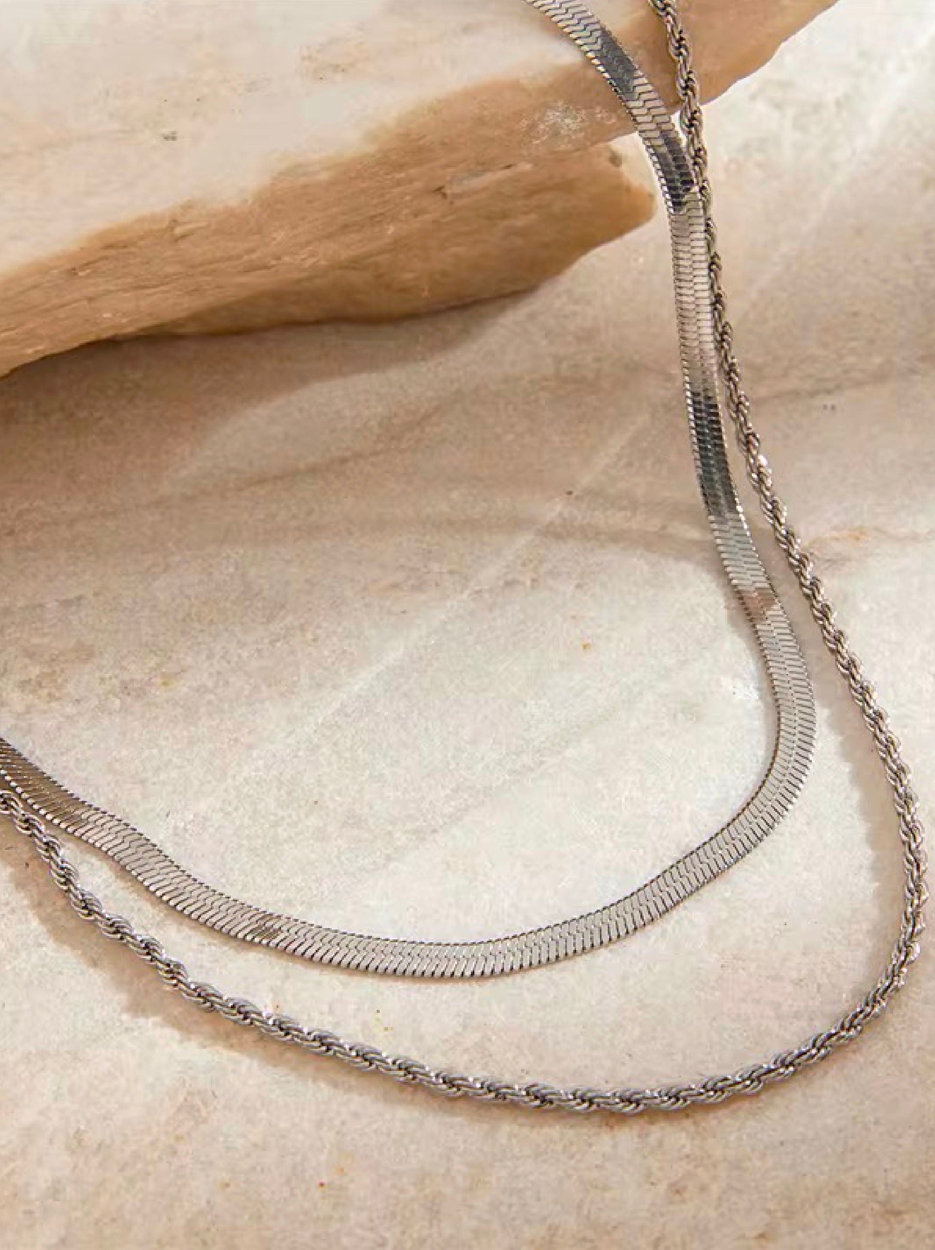 Celestia Necklace - silver