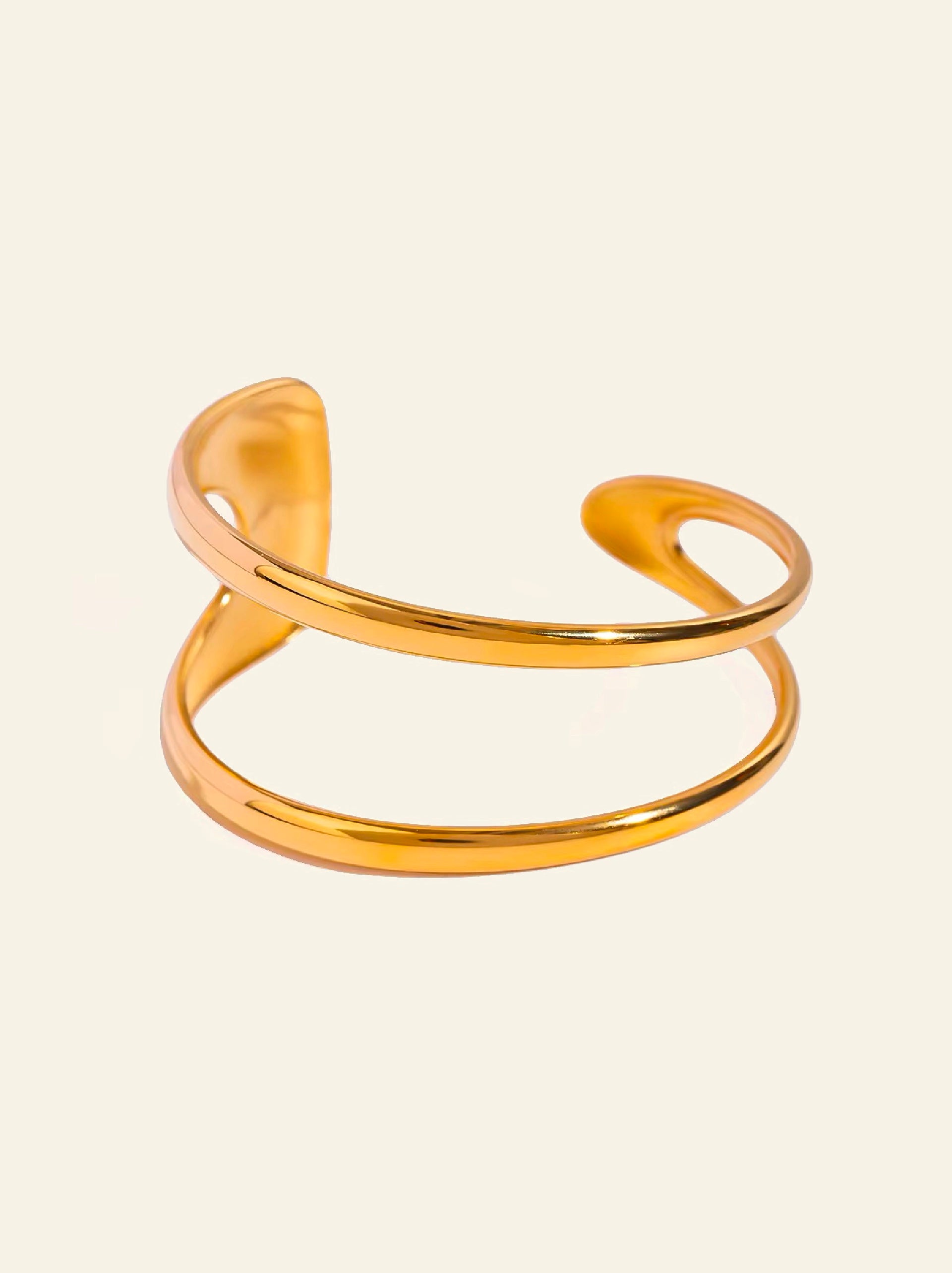 Twin Flow Cuff Bracelet