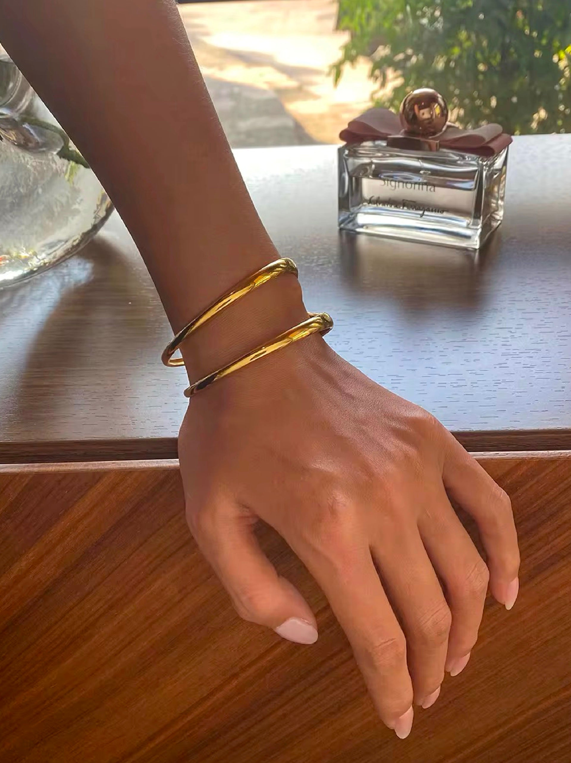 Twin Flow Cuff Bracelet
