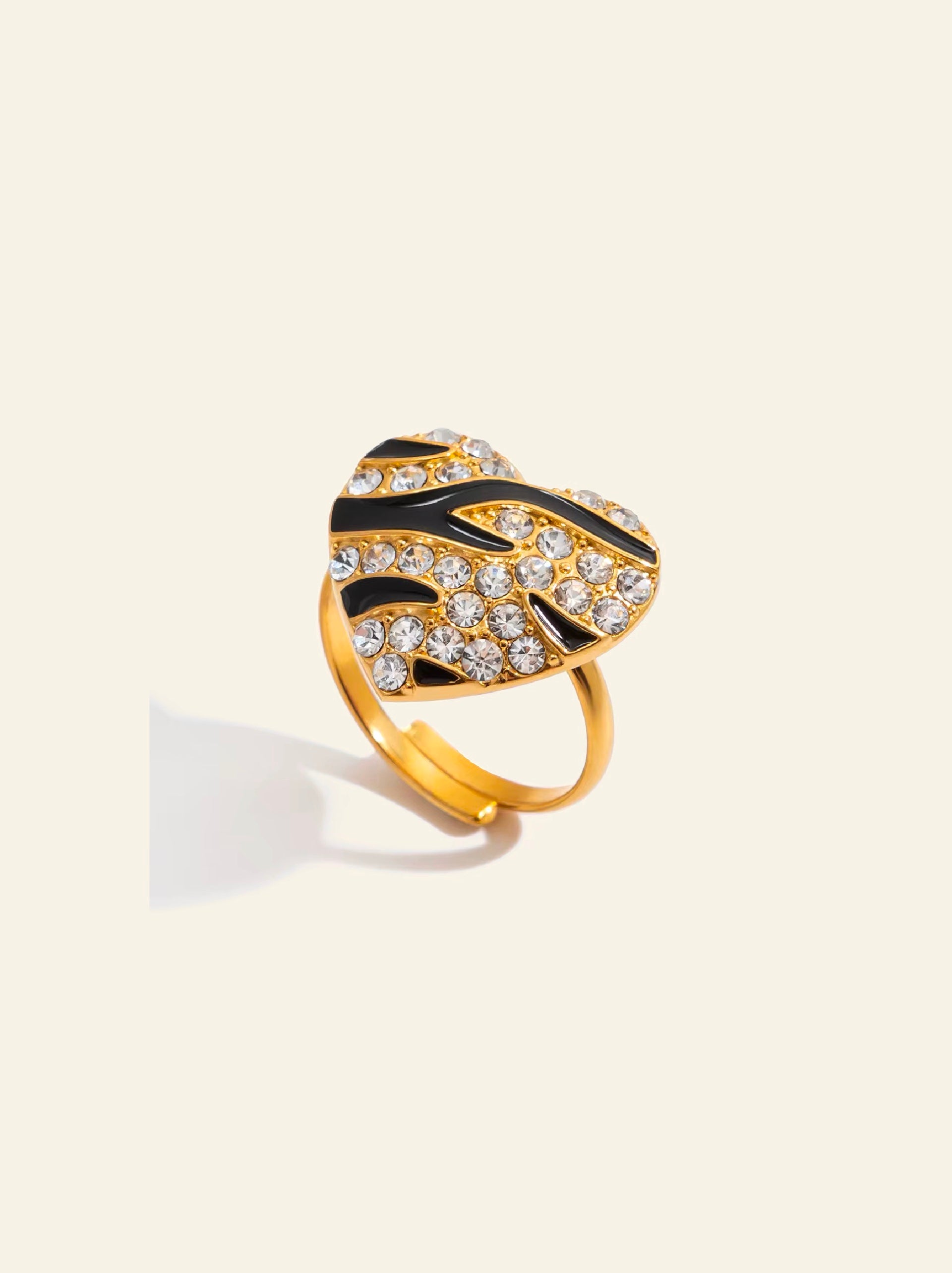 Starlit Heart Ring