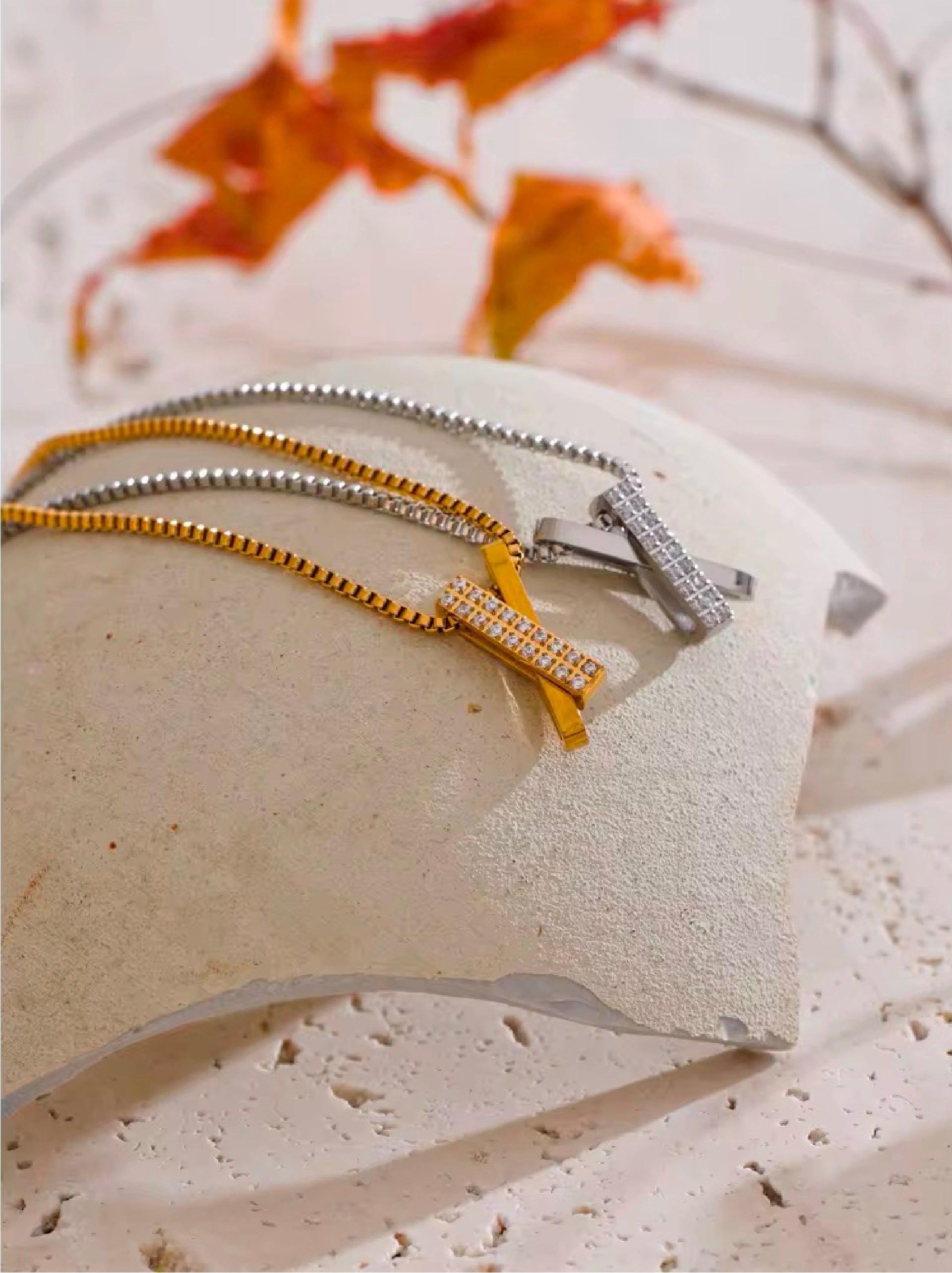 Eterna X Necklace - Silver