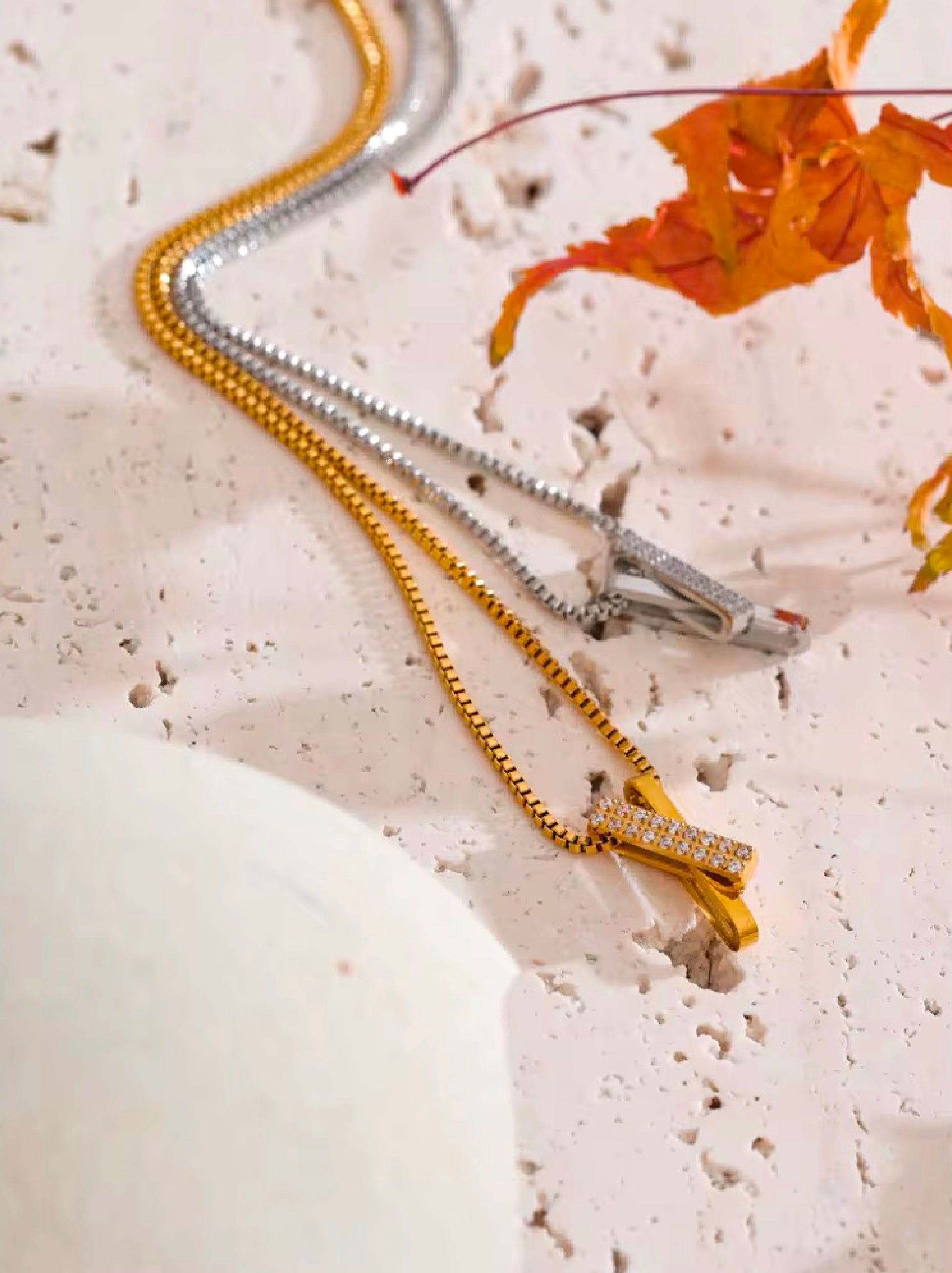 Eterna X Necklace - Silver