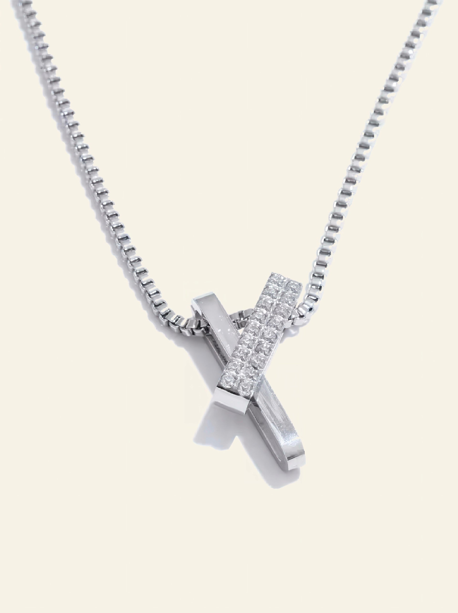 Eterna X Necklace - Silver