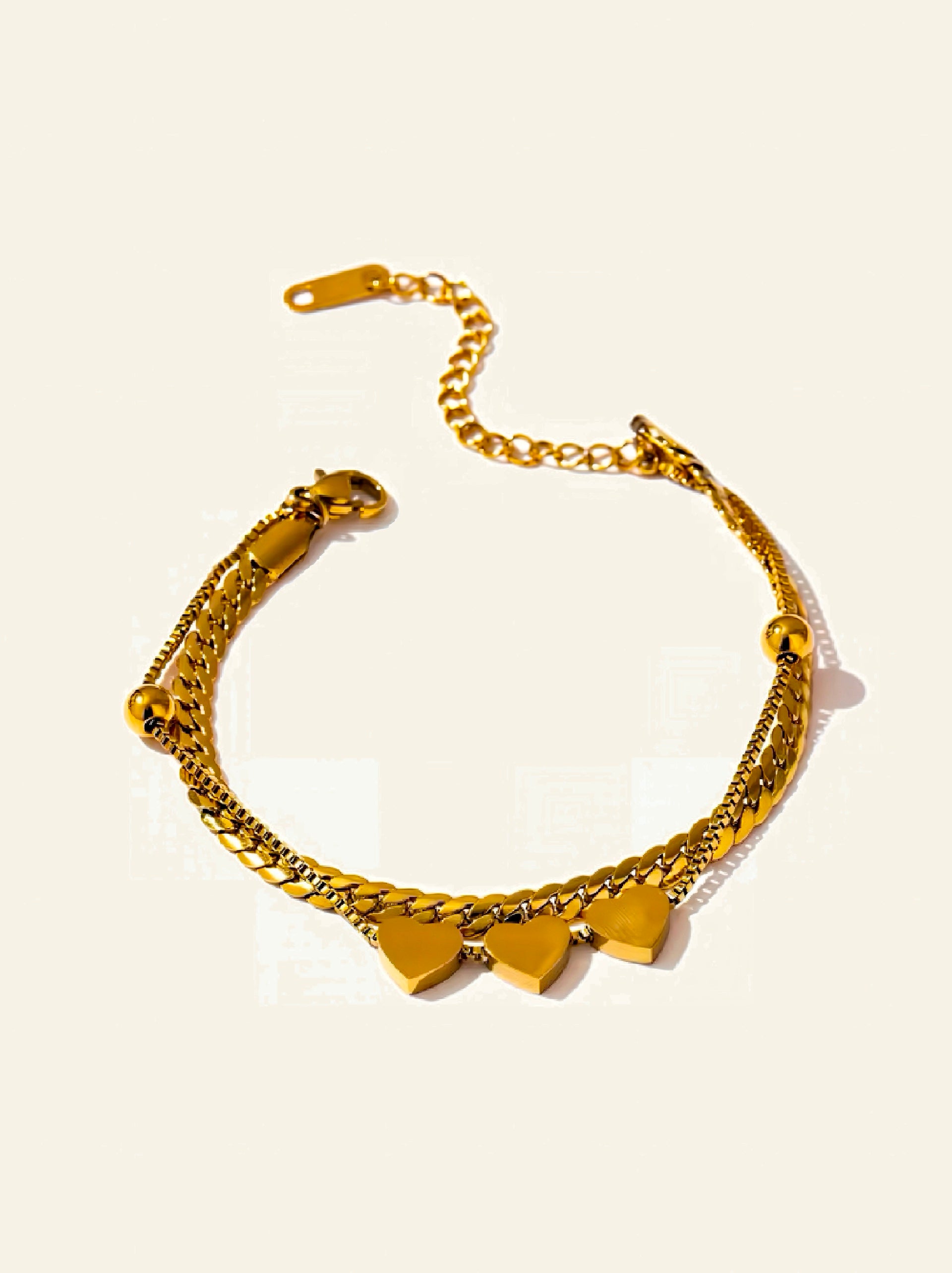 Sweetheart Stack Bracelet