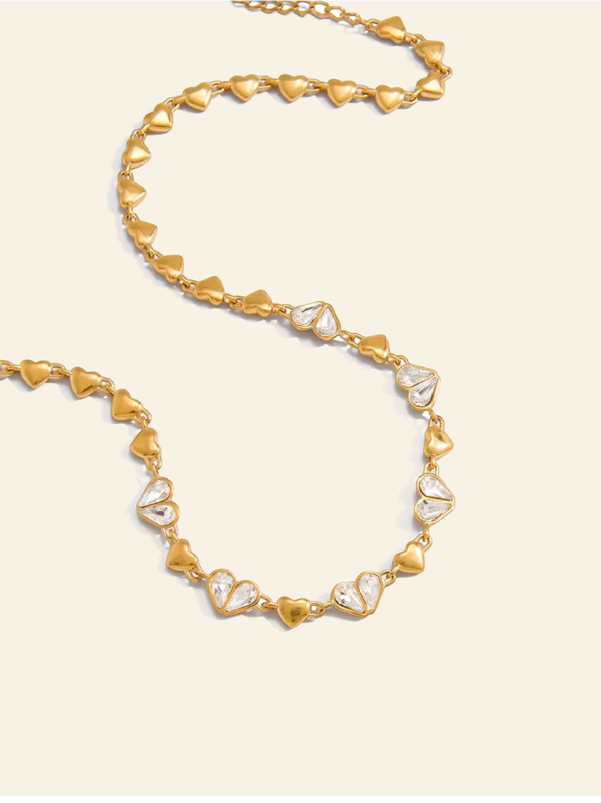 Sunset Heart Necklace