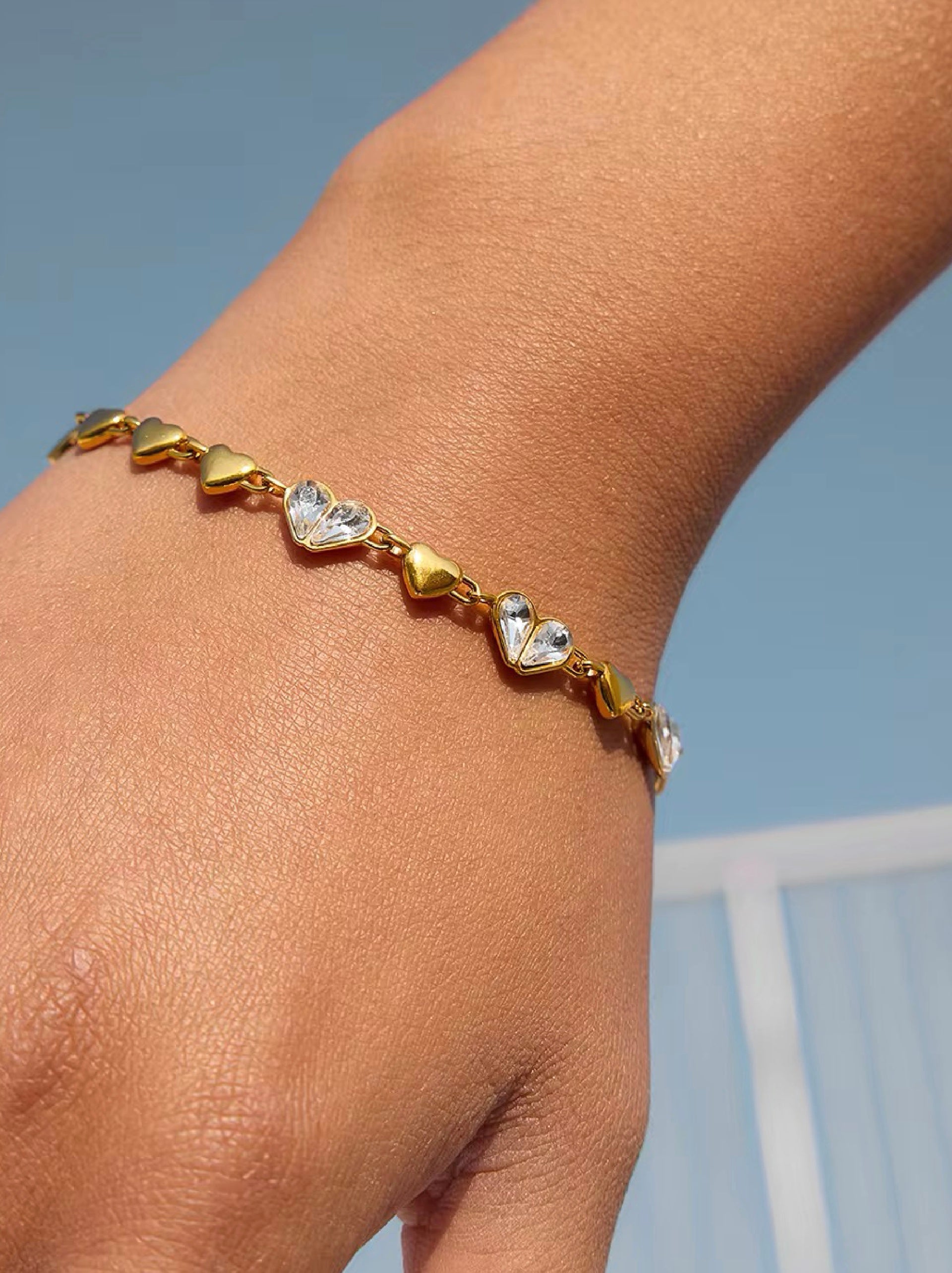 Sunset Heart Bracelet