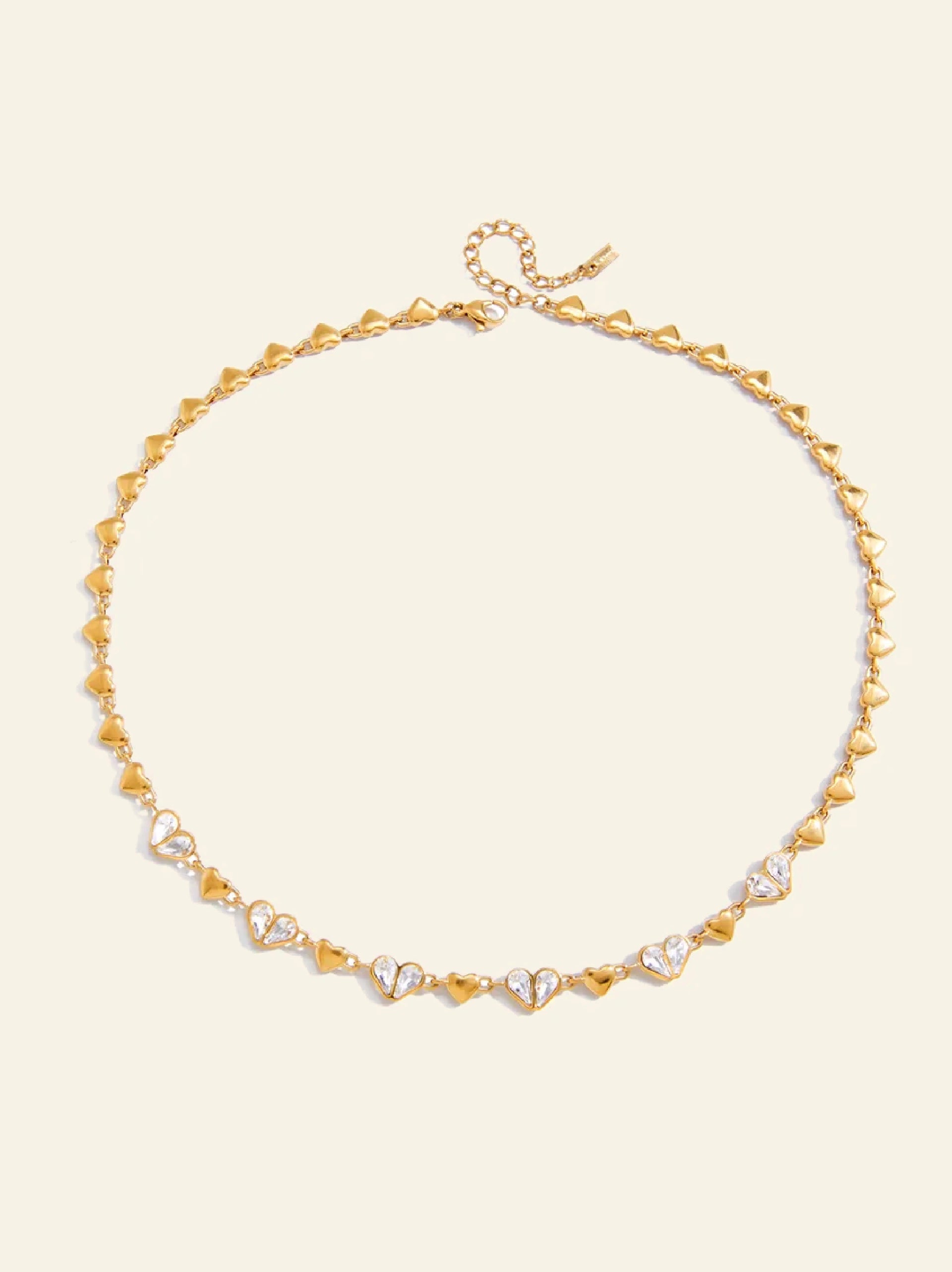 Sunset Heart Necklace