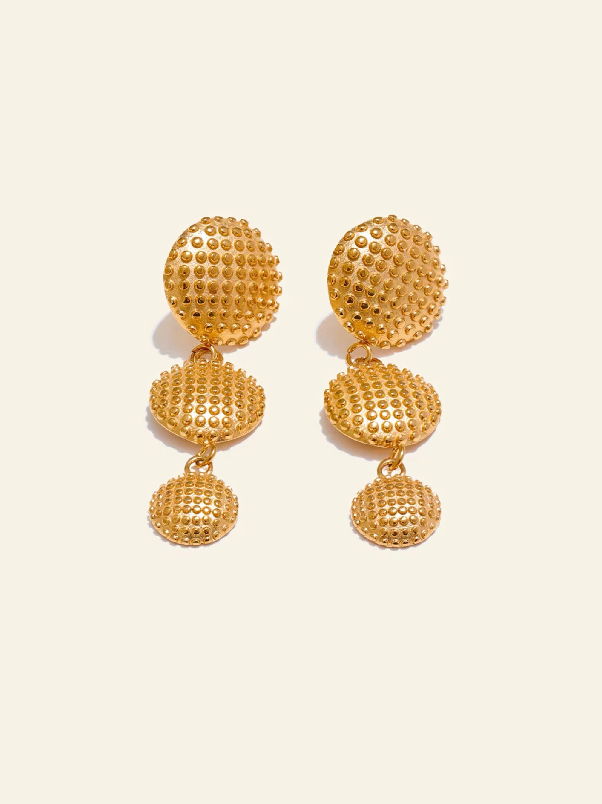 waffle earrings
