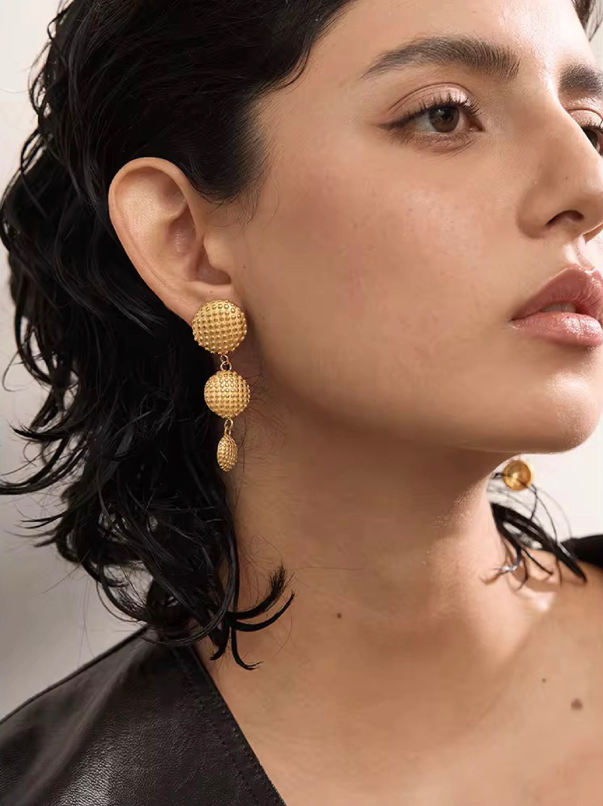 waffle earrings
